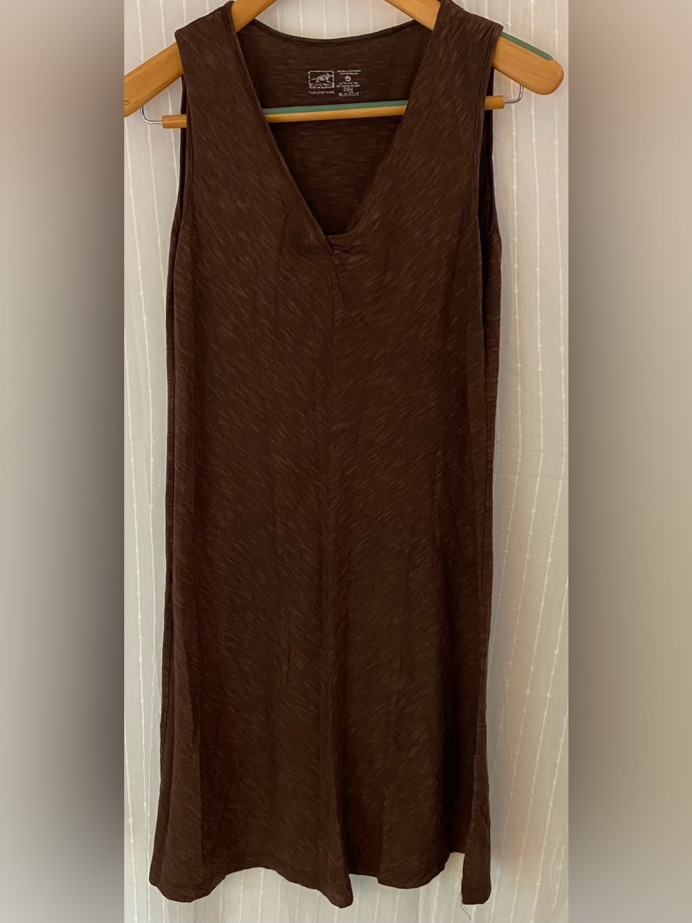 Toad&Co Dress Womens M Organic Cotton Knit Stretch Casual Beach Eco Beach Summer